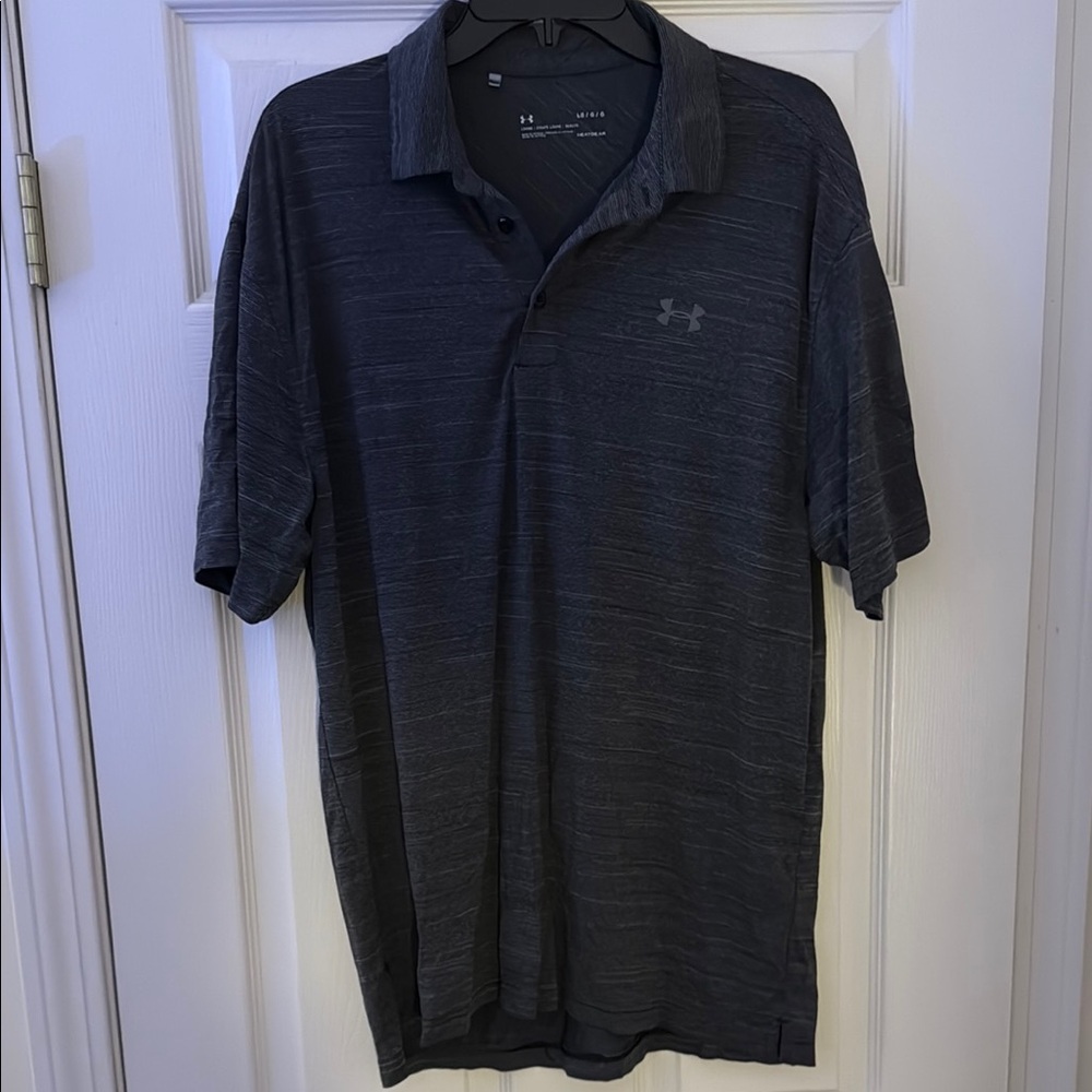 Under Armour Men's Gray Polo Shirt